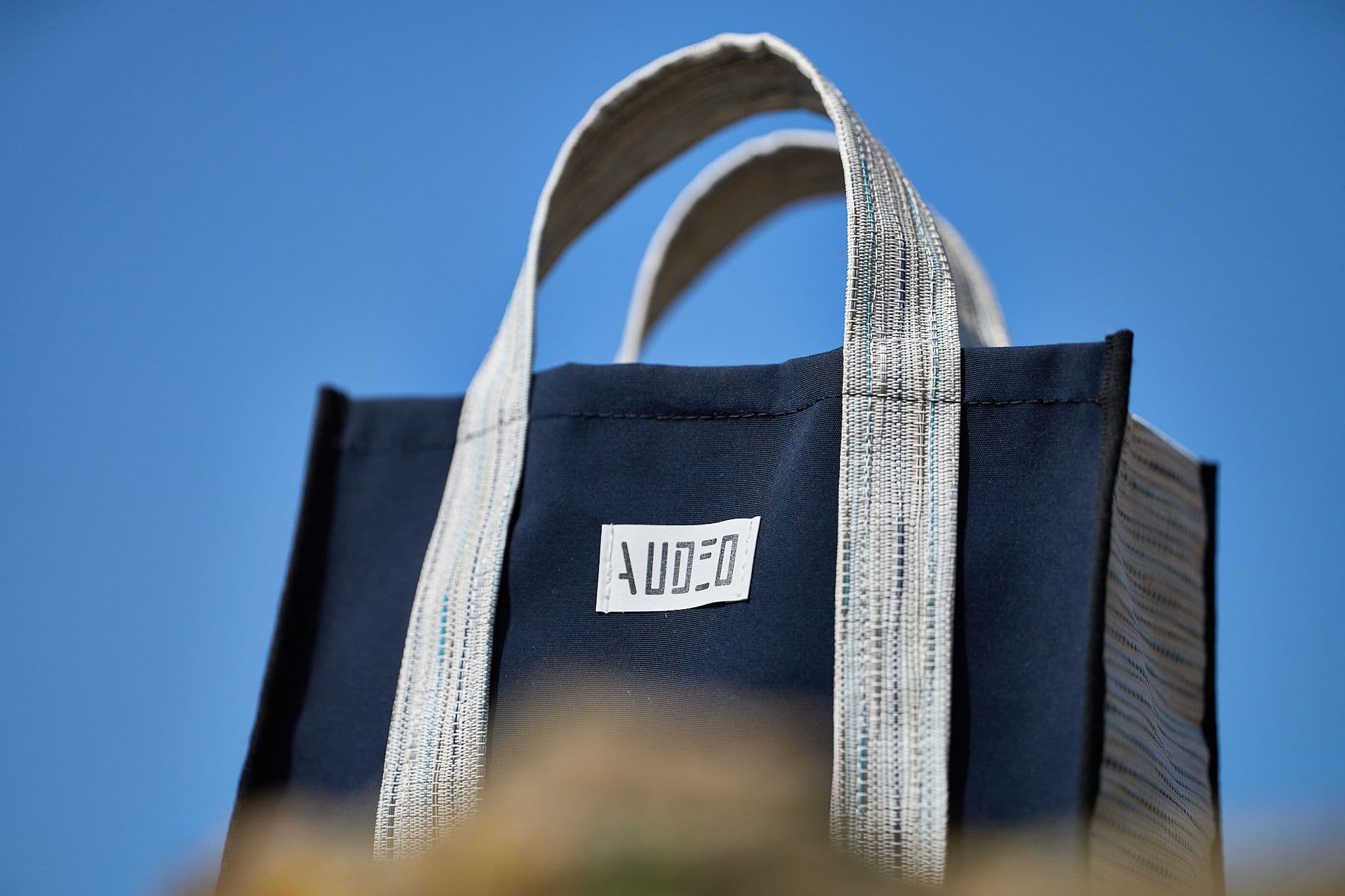 Sac Marin Bleu – vue détail anses